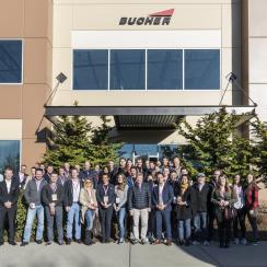 The visit at Bucher Aerospace in Everett.