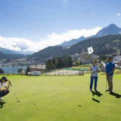 Golfplatz in St.Moritz