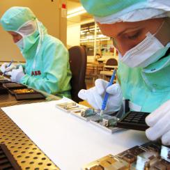 ABB's center for the highly sophisticated production of power semiconductors © ABB