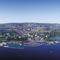 Lausanne - vue aérienne ©LT, B.-H Bissat