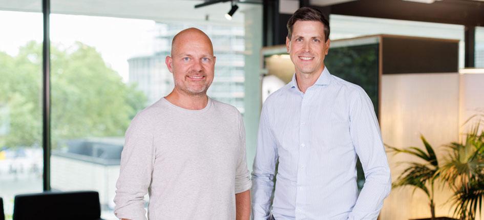 Stephan Stricker, founder and CEO of Pair Finance (left) and Marko Kusigerski, Country Head Switzerland. 