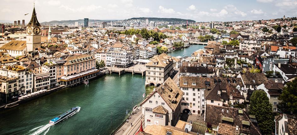The city of Zurich has made it to first place in the IMD Smart City Index for the fifth time in a row. Image credit: Zurich Tourism/Mattias Nutt