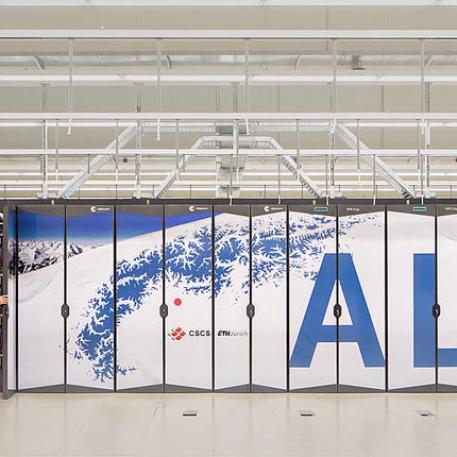 ルガーノにあるアルプスのスーパーコンピューターは、スイスの2つの連邦工科大学によるAIイニシアチブのバックボーン。画像クレジット：CSCS