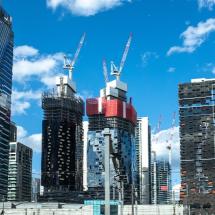 Building site in Melbourne