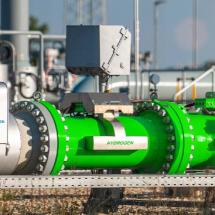 grün gefärbte pipeline