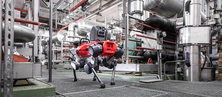 ANYbotics希望进一步开发其工业四足机器人。图片来源：ANYbotics