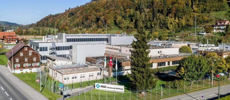 The picture shows the MSD site in Schachen. Image credit: MSD