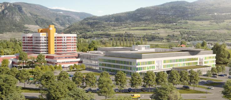 Le campus Pôle Santé rassemblera l’expertise de la HES-SO Valais-Wallis, de l’EPFL, de la Fondation The Ark, de l’Observatoire valaisan de la santé et de SpArk, le centre d’excellence pour les sciences et technologies du mouvement.