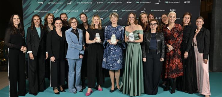 The Swiss Economic Forum (SEF) honored the winners of the SEF.WomenAward 2024. Image provided by: NZZ Connect