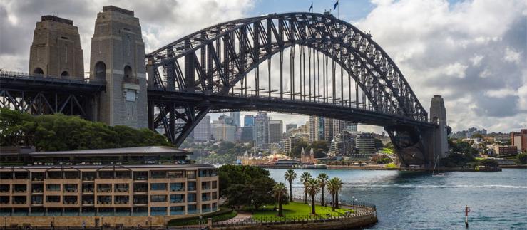 Harbour Bridge in Sydney, Australien
