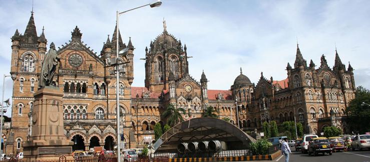 Estación Central en Mumbai, India