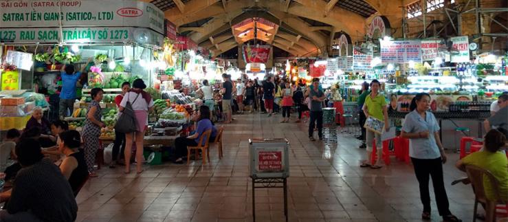 Mercato a Ho Chi Minh City, in Vietnam