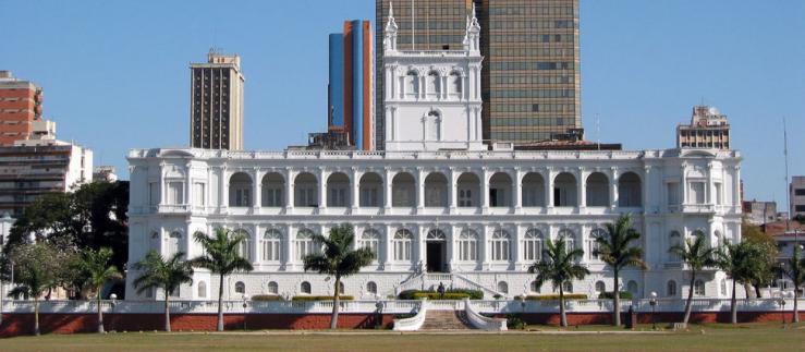 Lopez Presidential Palace, Asunción in Paraguay