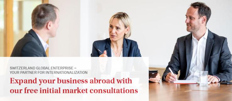 Individual business consultation  at Switzerland Global Enterprise