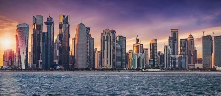 Qatar skyline
