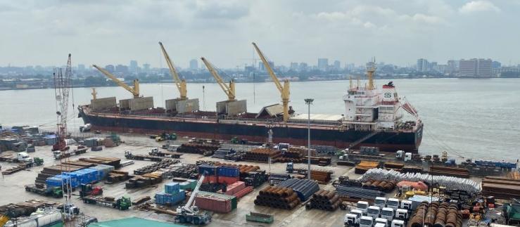 A port in Nigeria