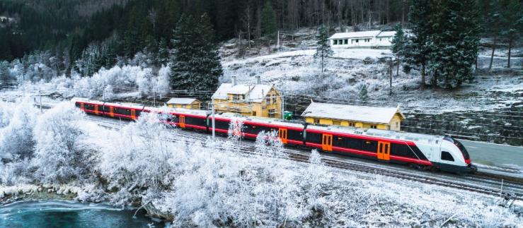 Zug in Norwegen