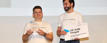 Impact Acoustic AG from Lucerne has won the Central Switzerland Startup Entrepreneur Award. 