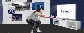 Akina is developing a digital exercise trainer to facilitate physical therapy at home. 