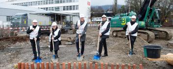ABB hat den Spatenstich für den Neubau seines globalen Kompetenzzentrums für Leistungselektronik im Kanton Aargau gefeiert.