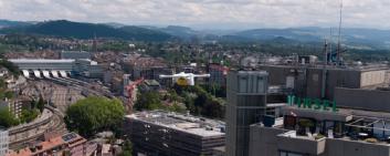 Медицинские доставочные дроны будут курсировать не только в Лугано, но и в столице Швейцарии Берне. @ Почта Швейцарии