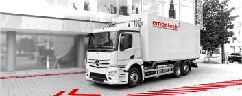 Embotech automates trucks. Image credit: Embotech