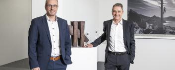 EWN wants to focus more on the heating business and renewable energies. From left to right: Remo Infanger (Director) and Peter Limacher (Chairman of the Board of Directors). Image credit: EWN