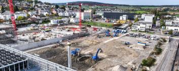 Green Datacenter AG is tackling the construction of two new data centers on the Metro-Campus Zurich earlier than planned. Image credit: Green Datacenter AG 