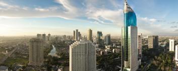 View over Jakarta