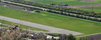 The former Lodrino military airport will in future be used for civil aviation. This will benefit local companies as well as the planned drone competence center. 