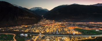 Visp in the canton of Valais