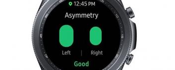 Running Form de Myotest sur la Samsung's Galaxy Watch3