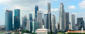 Geschäftsdistrikt in Singapur