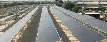 Kollektoren von TVP Solar in Kuwait 