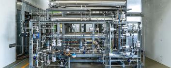 Die HydroPilot-Anlage, die die Effizienz bei der Gewinnung von Biogas steigern soll.
