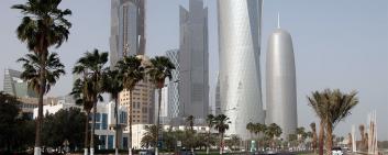 High-rise buildings in Doha