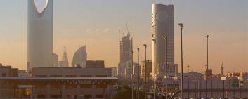 Financial district in Riyadh