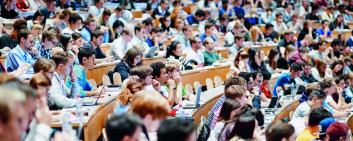 Students in lecture hall 