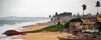 Strand in Ghana