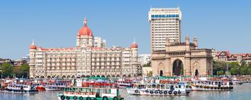 Mumbai, view of the Taj Mahal Hotel